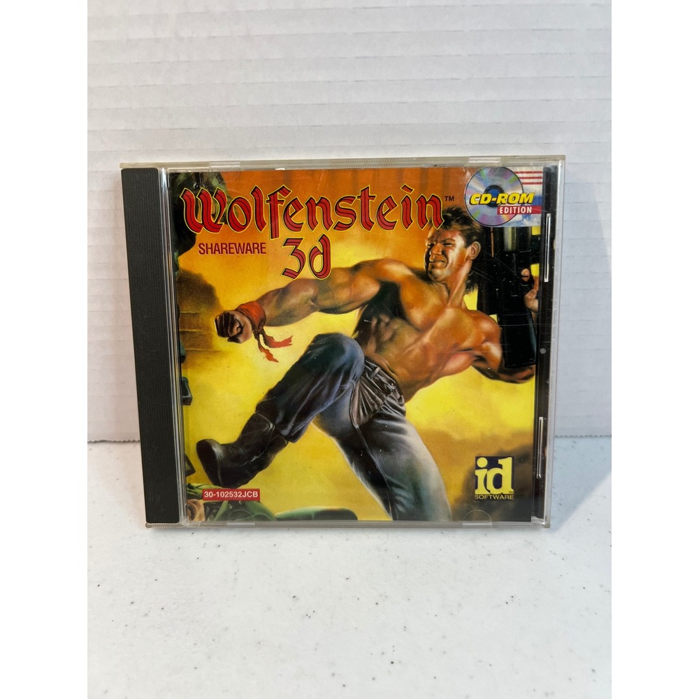 Wolfenstein 3D Shareware PC CD-ROM 1993 id Software GoodTimes Vintage Retro Game